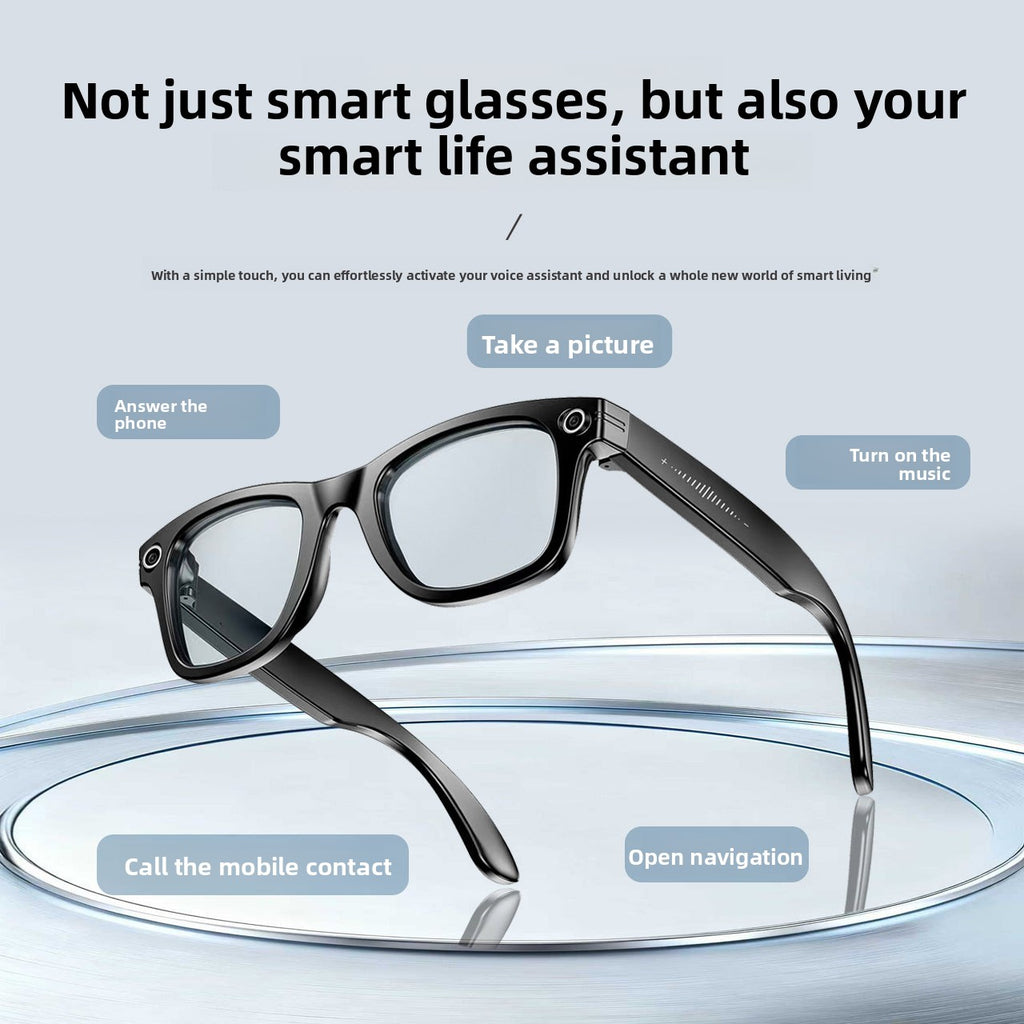 W610Smart Glasses AI Voice Assistant Translation800W Camera Listening to Music Bluetooth Calling Bluetooth