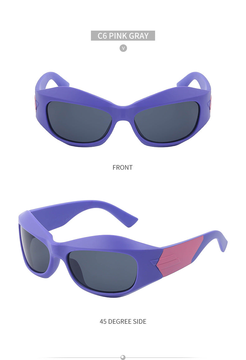 Steampunk Style Y2K Sunglasses for Men Cycling Sports Sunglasses for Women Wholesale