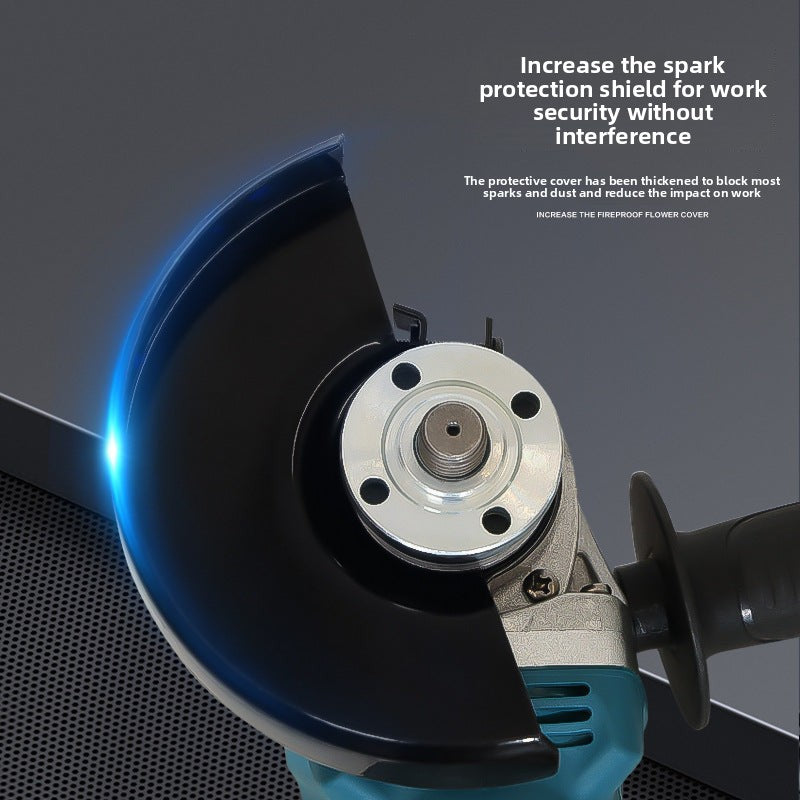 Multifunctional Lithium Battery Brushless Electric Angle Grinder Polisher Cutting Machine Rechargeable Durable Grinding Machine Electric