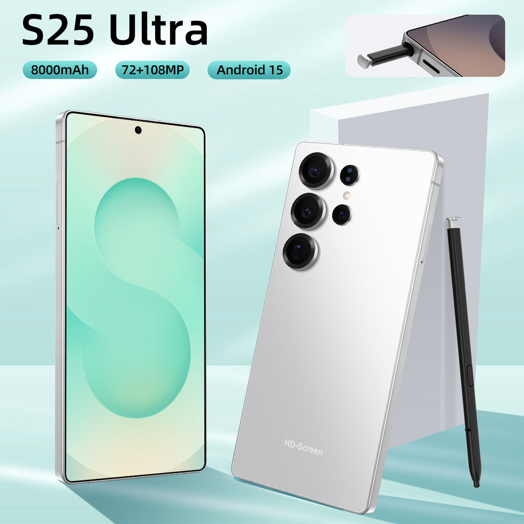 S25 Ultra Mobile phone with built-in stylus, large screen, Android15New Hot-Selling Bestseller5G Smartphone