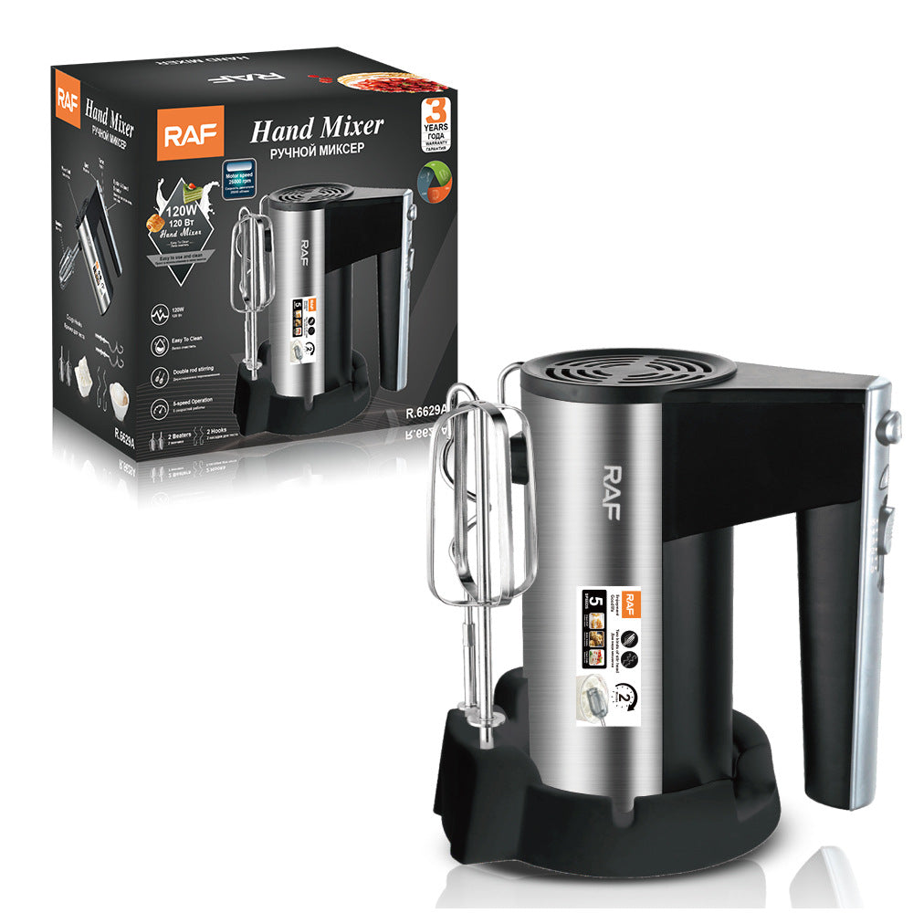 European standard handheld electric whisk for home use5Adjustable Speed High-Power Egg Beater and Cream Mixer