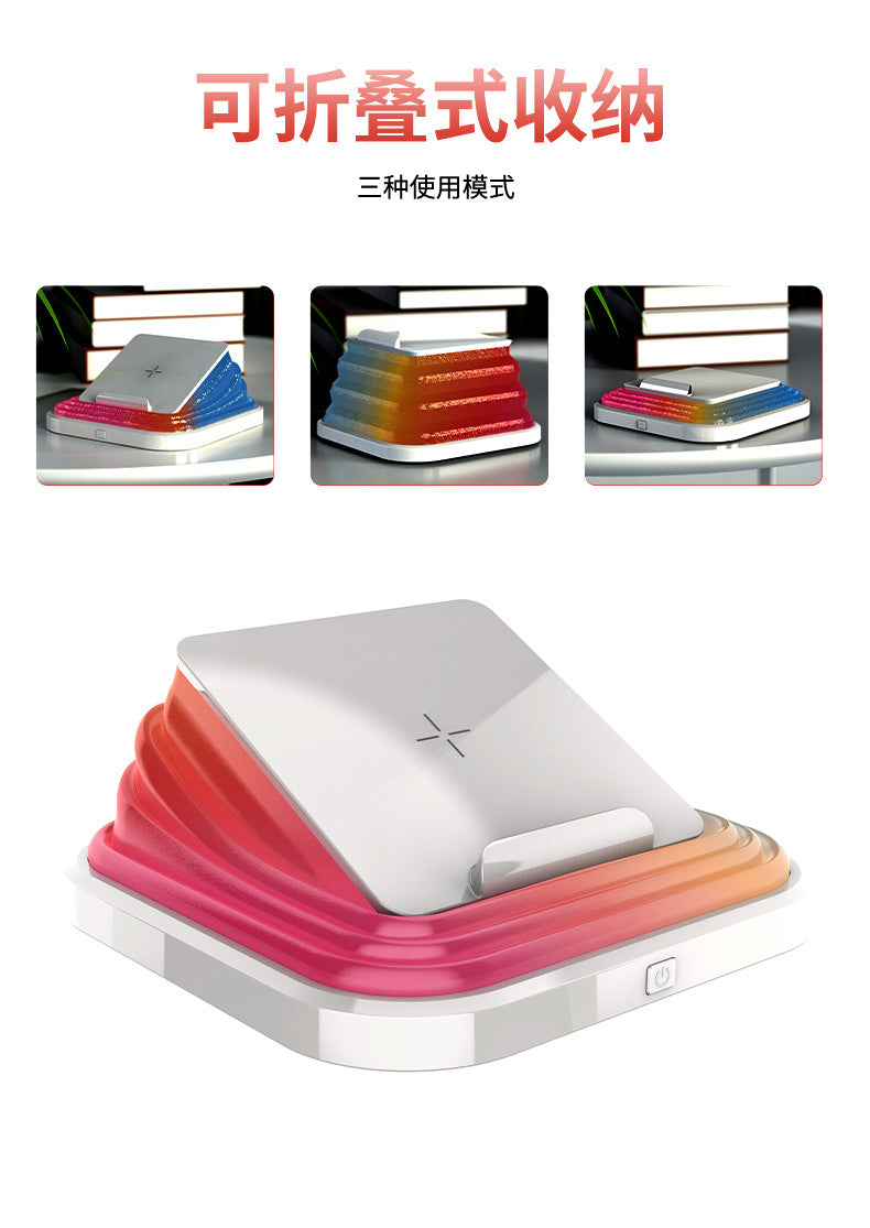 exclusive eye protection desk lamp reading night light15W Wireless Charging Folding Smart Outdoor Ambient Light Wholesale