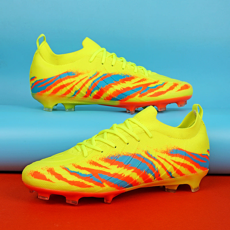 Large Size Authentic Low-Top Soccer Shoes New Wholesale Men's Training Shoes Student Soccer Shoes Spike Shoes Women's