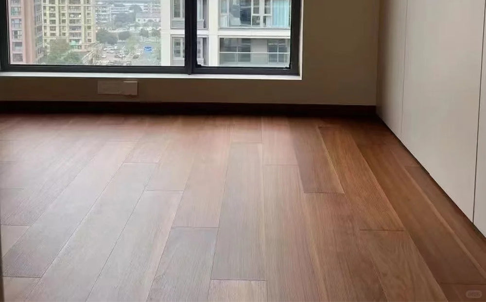 Engineered Walnut Wood Flooring Three-Layer Waterproof Anti-Slip Prefinished Hardwood Floor Smooth Surface Stable Outdoor