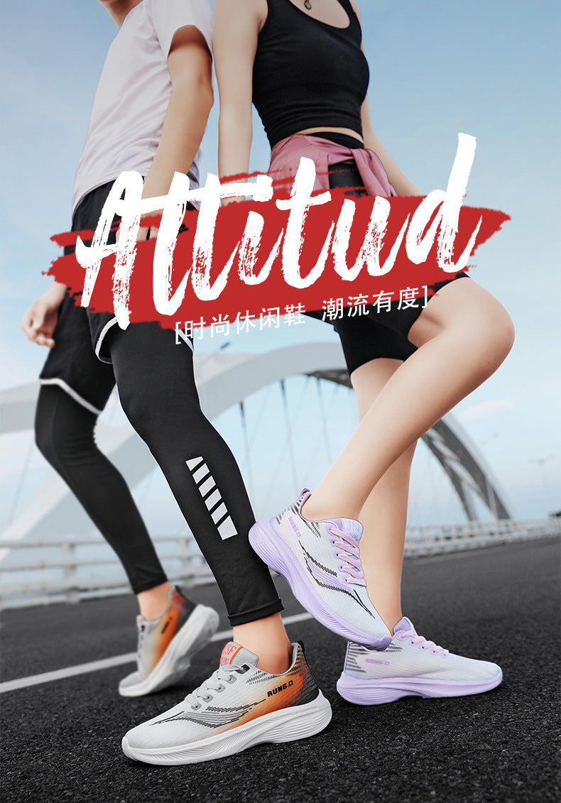 New Jogging Carbon Plate Running Shoes Men Women Couples Breathable Lightweight Marathon Training Outdoor Casual Sports Shoes