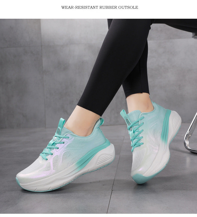 Professional Running Shoes for Men and Women, Spring and Summer New Soft Sole, Lightweight, Shock Absorption, Breathable, Jump Rope, Non-Slip, Marathon Walking Shoes
