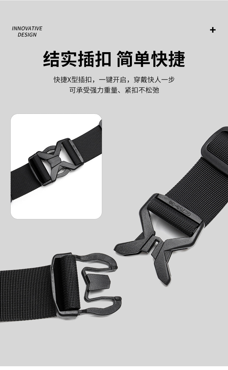 ozuko Tactical Waist Bag Functional Large Capacity Men's Shoulder Bag Outdoor Waterproof Bag Men's Crossbody Bag High-end Feel
