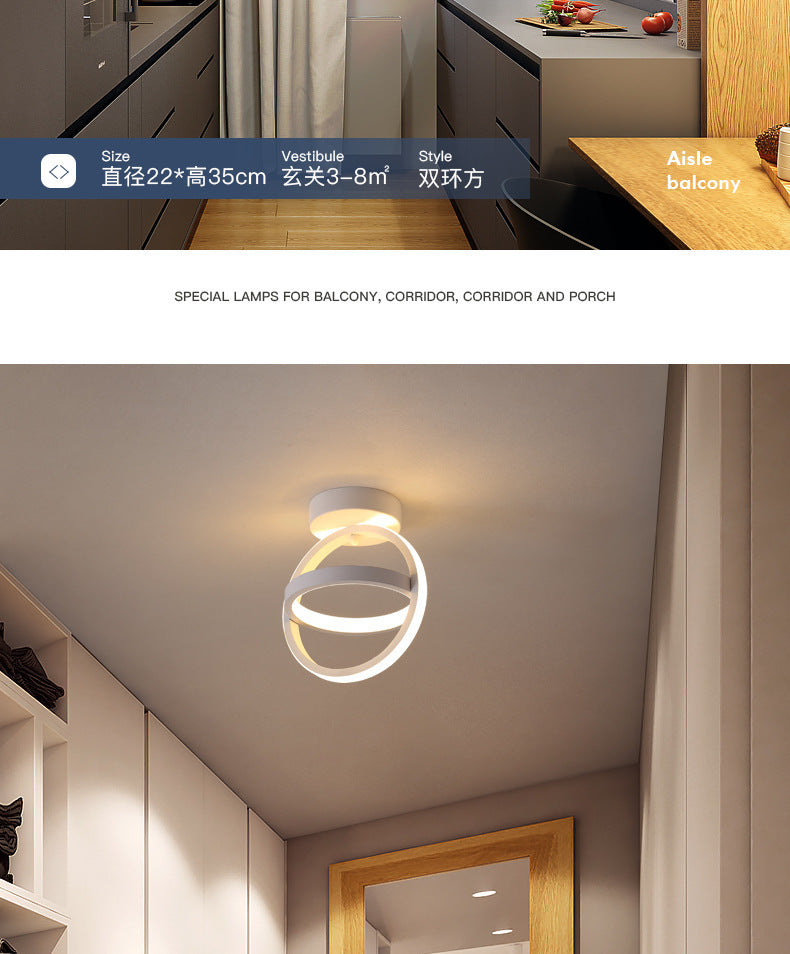 exclusive aisle lights balcony lights LED Modern Minimalist Nordic Creative Personality Cloakroom Living Room Entrance Light