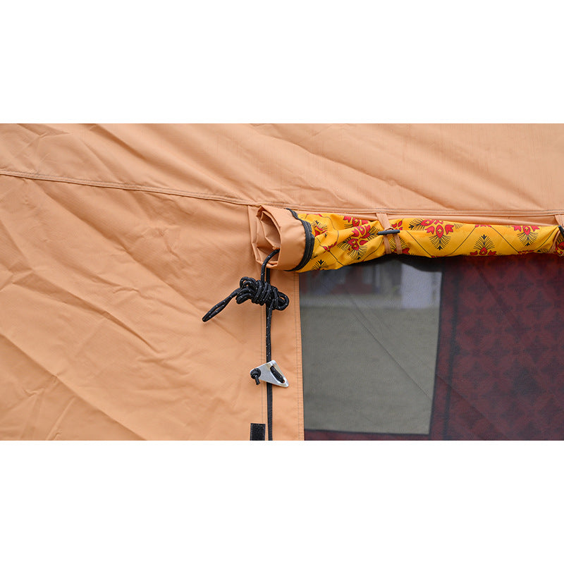 Wholesale Middle East Desert Inflatable Tent Camping Thickened Cotton Fabric Printed Qatar Arabia Middle East Style