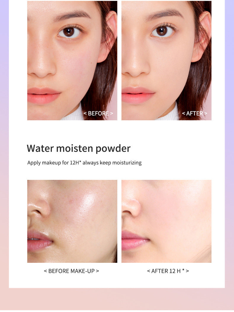 Three-Color Rainbow Isolation Cream Natural Brightening Isolation Cream Primer Bird Drool Spiral Three-Color Primer