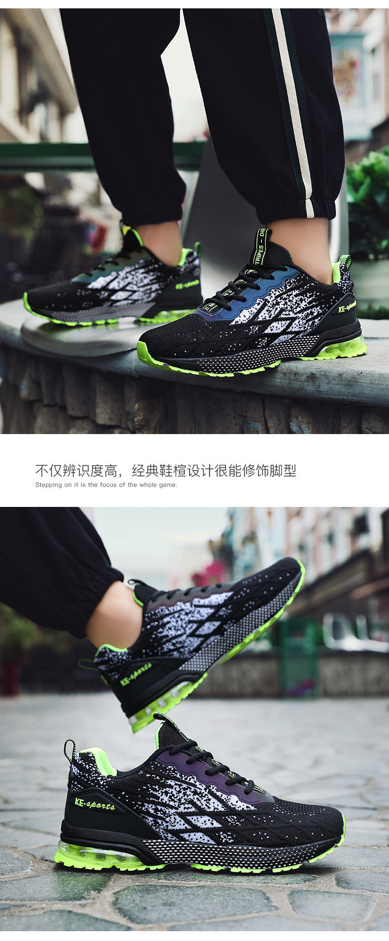 Autumn New Men's Large Size Casual Fashion Running Sneakers Youth Mesh Breathable Trendy Dad Shoes