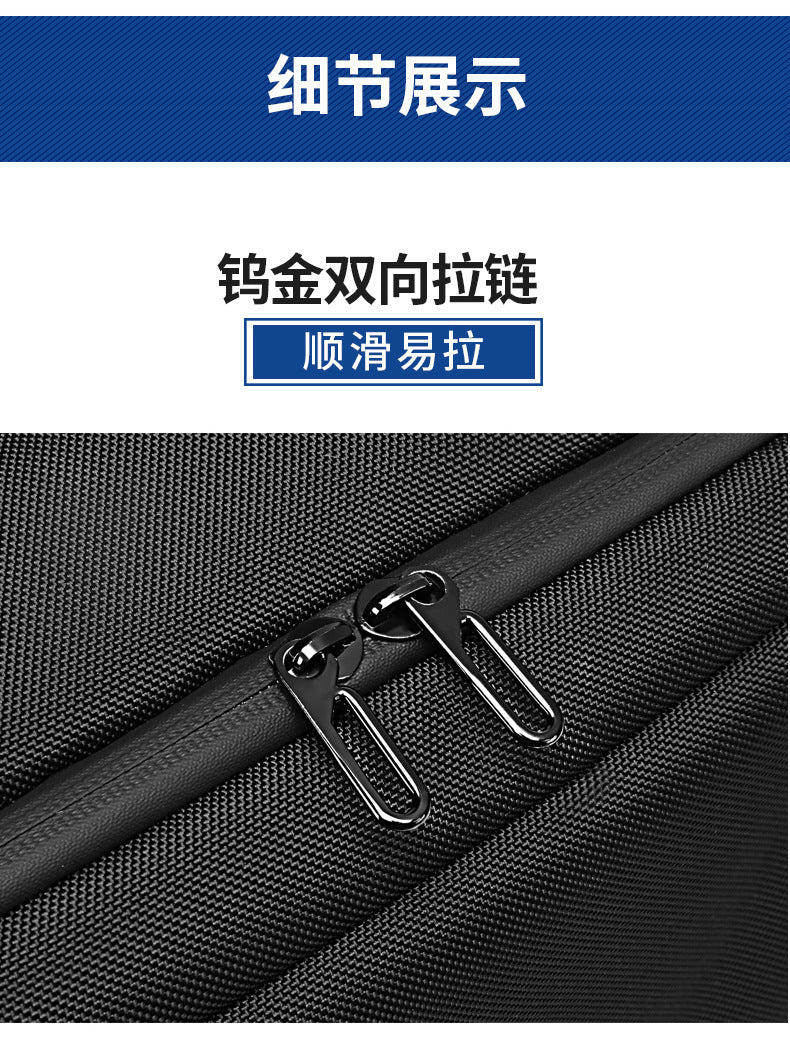 OZUKO Backpack Men's Water-Repellent Large Capacity Multi-Compartment Travel Laptop Bag Outdoor Sports Bag