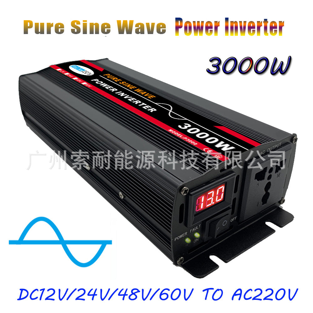 Automotive Pure Sine Wave Inverter2000W Converter Outdoor Power Supply12V24V48V60V Turn110V220V