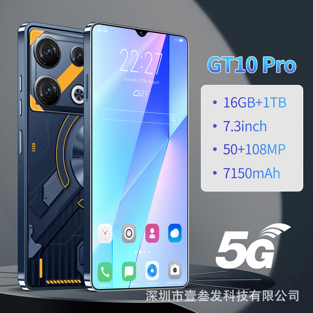 GT10pro Popular1+16G 7.0Inch All-in-One Perforated True3G New Smartphone