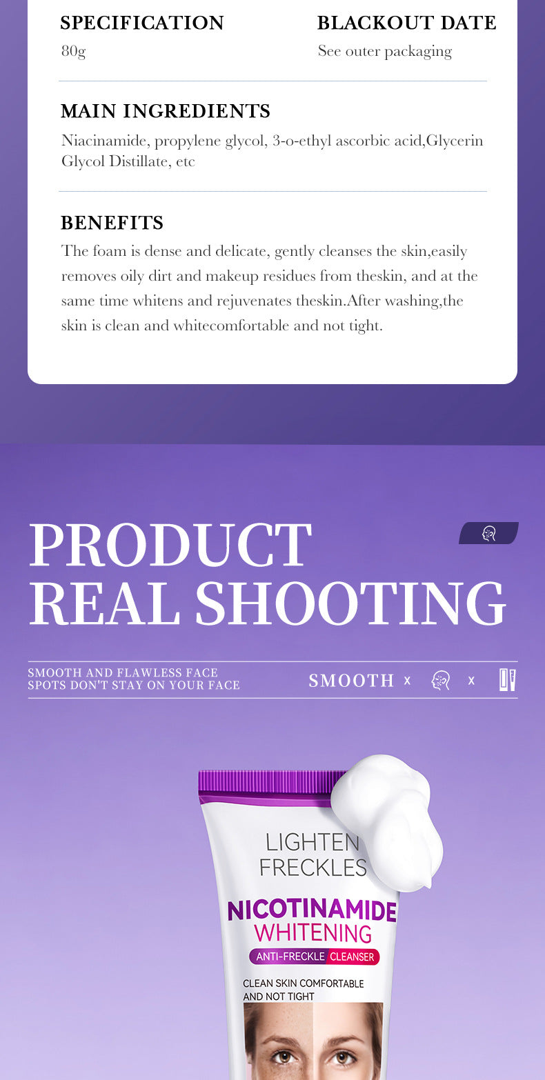 Niacinamide Whitening and Spot Removal Set Brightening Skin Tone Moisturizing Hydrating Export Manufacturer Wholesale