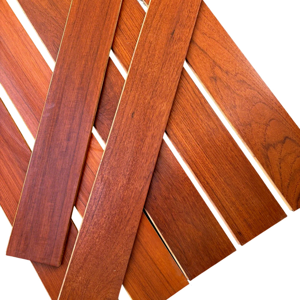 Customizable Multi-Layer Teak Wood Flooring Waterproof Anti-Slip Stable Structure UV Finish Smooth Surface for Home Outdoor