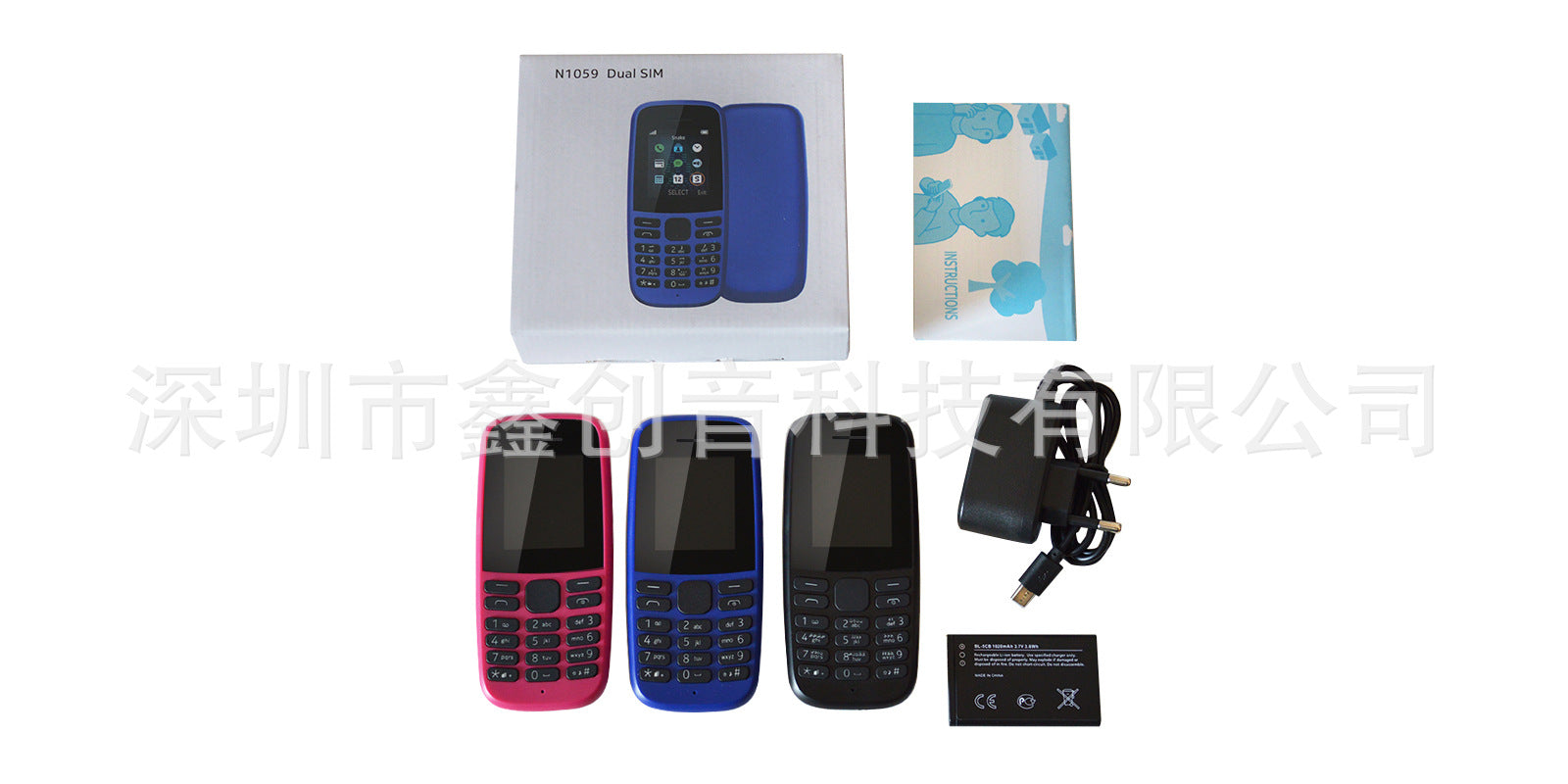 New model of Straight Button Telephone106Feature Phone105Low-end Elderly Phone TK Multi-card2G Mobile Phone GMS