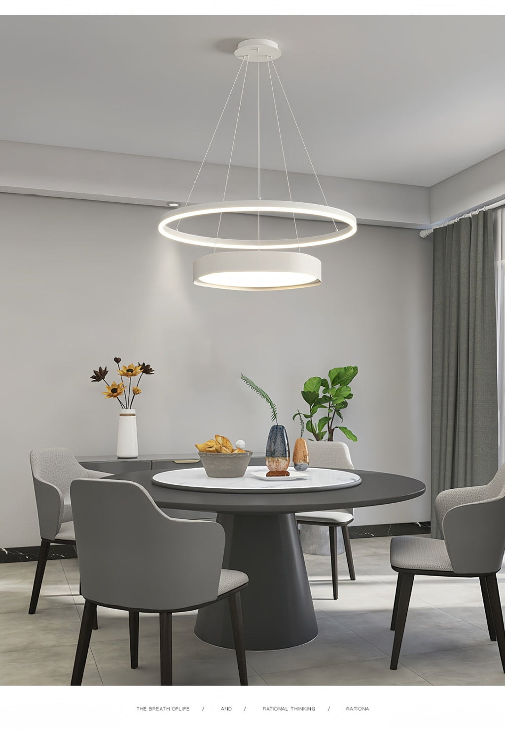 Eye Protection Ceiling Lamp Modern Minimalist Living Room Lamp Full Spectrum LED Bedroom Lamp Zhongshan Lighting Package Installation