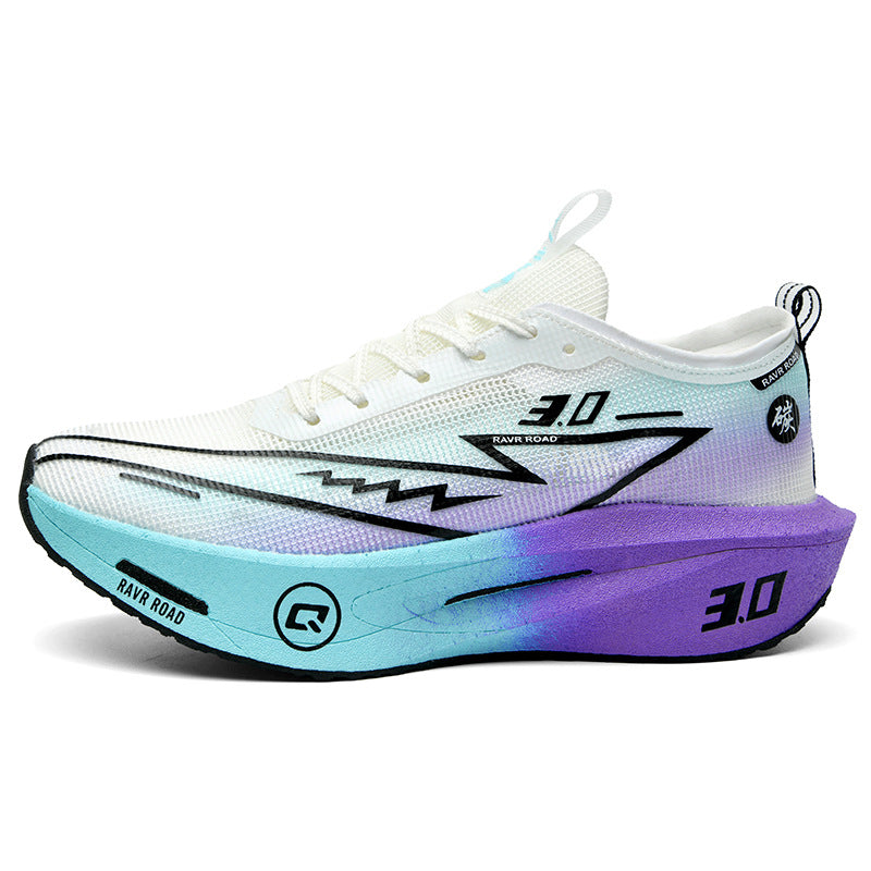 Summer New Hollow Breathable Lightweight Casual Sports Shoes with Super Soft Sole Carbon Plate Cushioning and Rebound for Fitness and Running