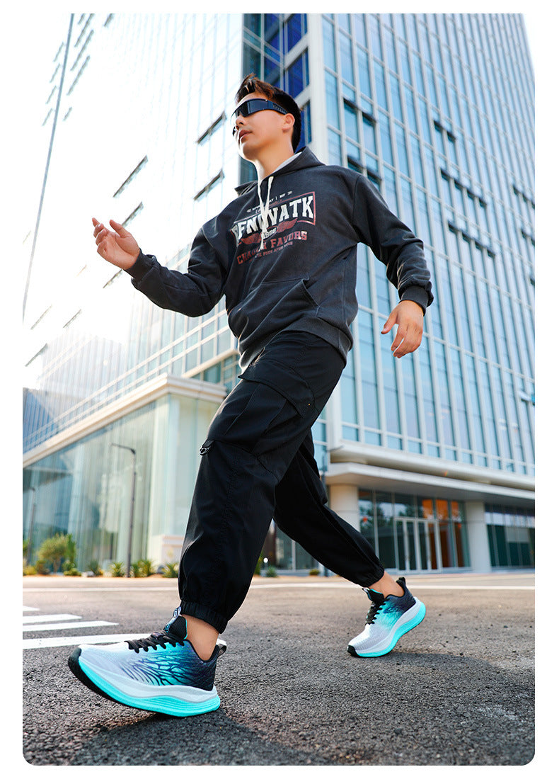 2025Summer New Men's Shoes Trendy Hot-Selling Breathable Sports Casual Comfortable Cushioned Popcorn Couple Versatile Shoes