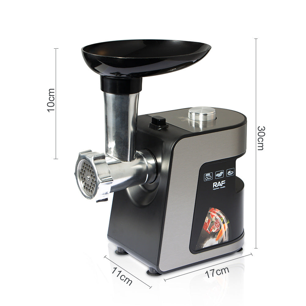 RAF Blender Household Small Meat Grinder Electric Desktop Meat Mincer Sausage Stuffer Food Processing Machine