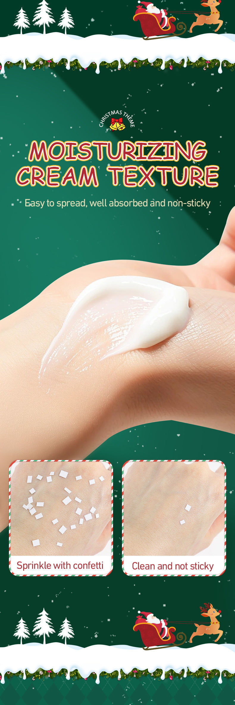 Full English Christmas Moisturizing Anti-Chapped Hand Cream Five-Piece Set SADOER Autumn and winter hand cream  foreign trade wholesale