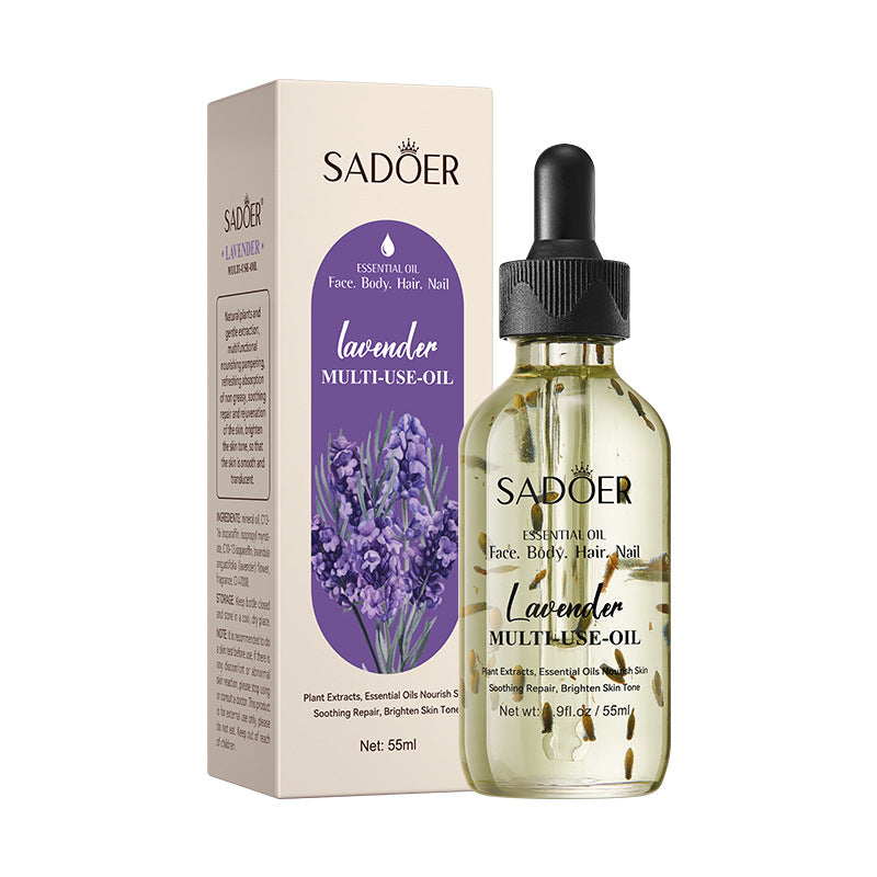 Rose Dried Flower Multi-effect Massage Oil SADOER Moisturizing skin body essential oil cross-border foreign trade wholesale