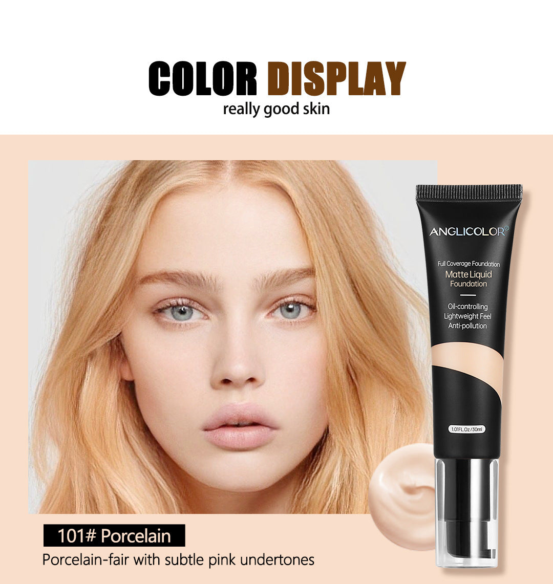Long-lasting Concealing Foundation foundation Waterproof Oil Control Foundation Cream Non-Cakey Concealer