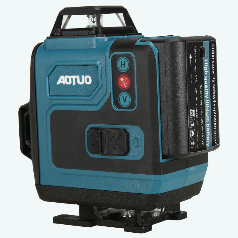 Wholesale16Green Line Laser Level Wall Level Floor Level Infrared Laser Blue High Precision Strong Light Level