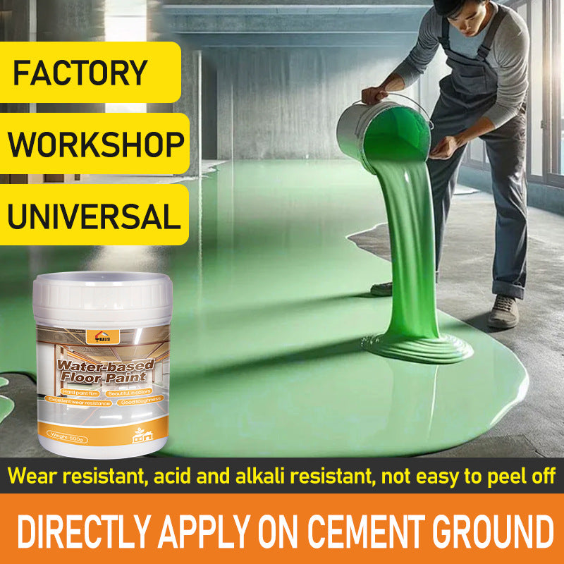 Colorful Three-in-One Floor Paint Parking lot basement warehouse factory floor coating self-leveling anti-slip