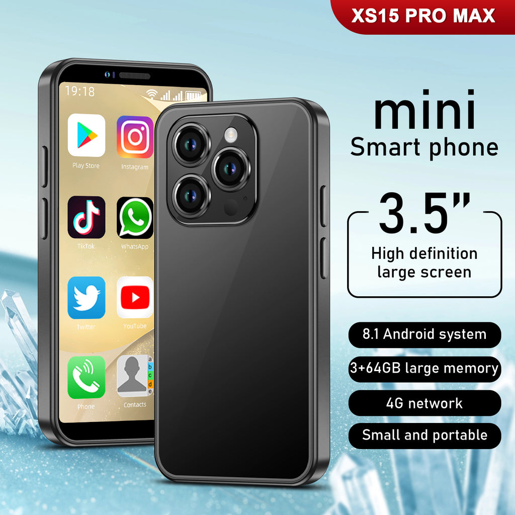 New Mini XS15Smartphone Ultra Small Pocket Android System Quad-Core Backup Phone Factory in stock