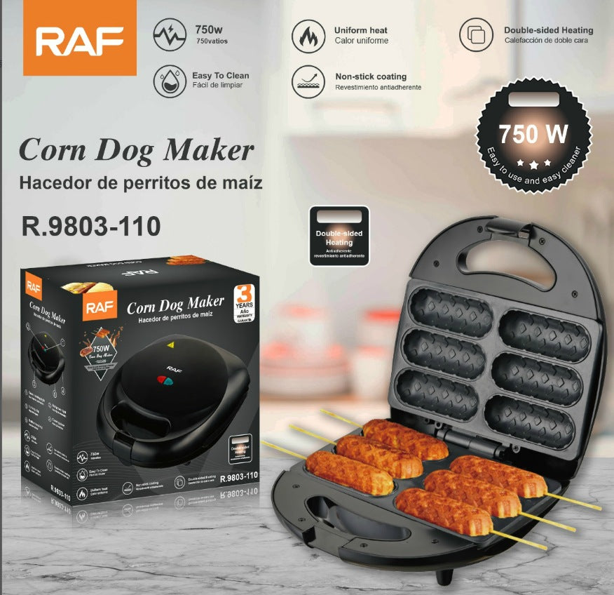 RAF European and American Standard Household Hot Dog Maker Sausage Grill Breakfast Sausage Maker Ham Sausage Maker Grilled Sausage Maker