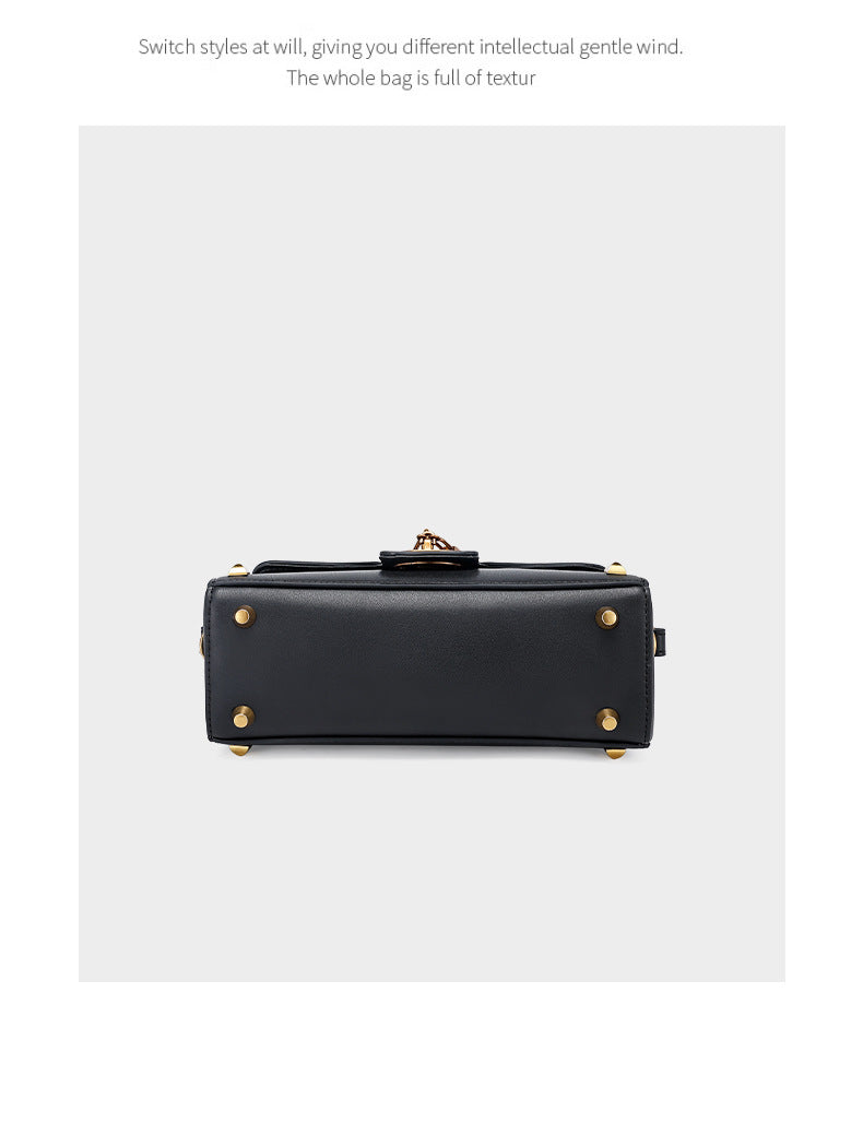 High-Quality Fashion Women's Bag Single Shoulder Bag Versatile Niche Crossbody Bag European and American Light Luxury Handbag Birthday Gift