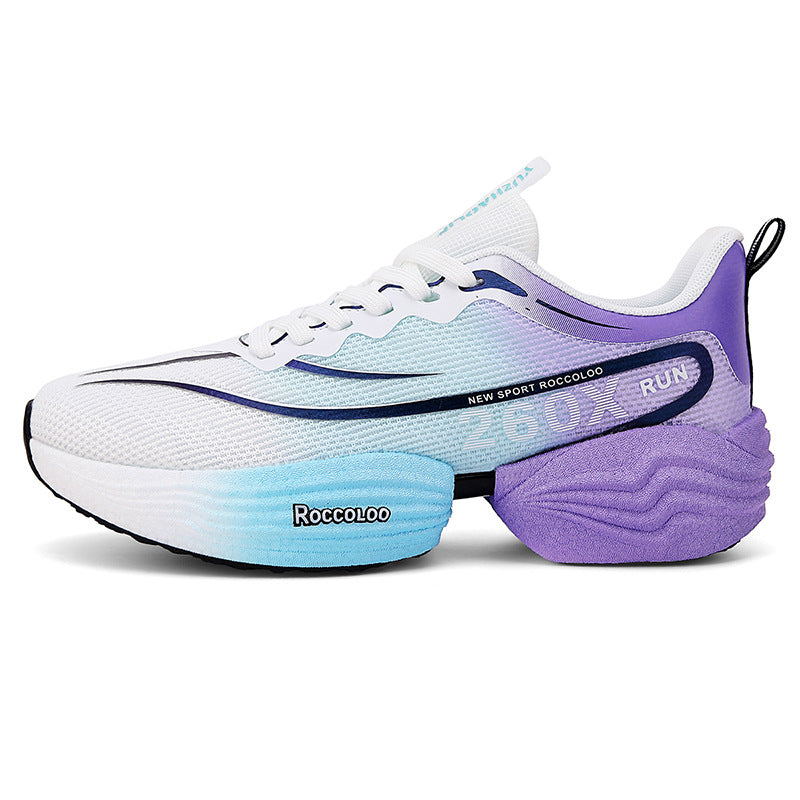 2025New Carbon Plate Anti-Slip Soft Sole Sports Shoes Dropshipping Couple Mesh Breathable Racing Running Shoes