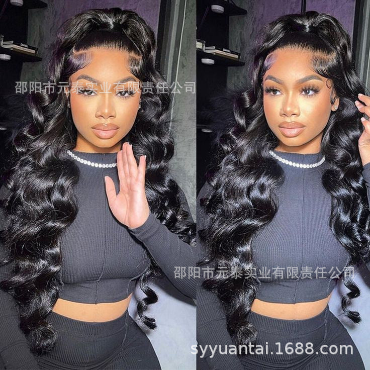 African Wig for Women Synthetic Hair Curtain Hair Bundle body wave Black Big Wave Snake Curly Hair Roll Wholesale