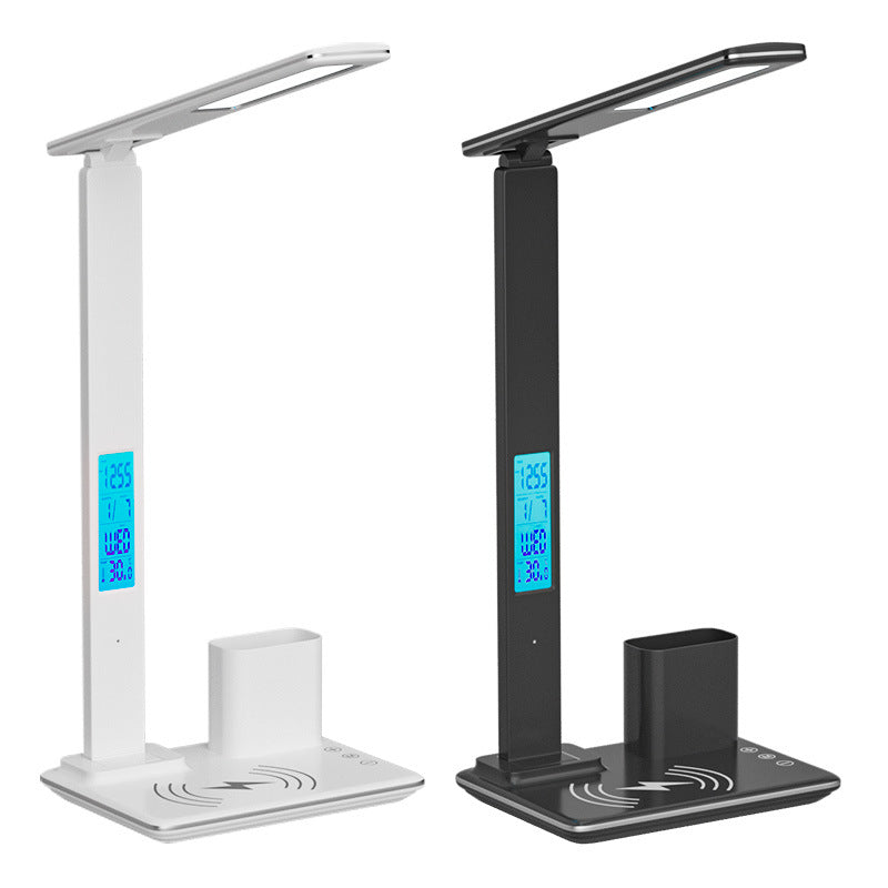 Customized Folding Perpetual Calendar Desk Lamp Student Dormitory Study Special Lamp Wireless Charging Bedroom Bedside Reading Lamp