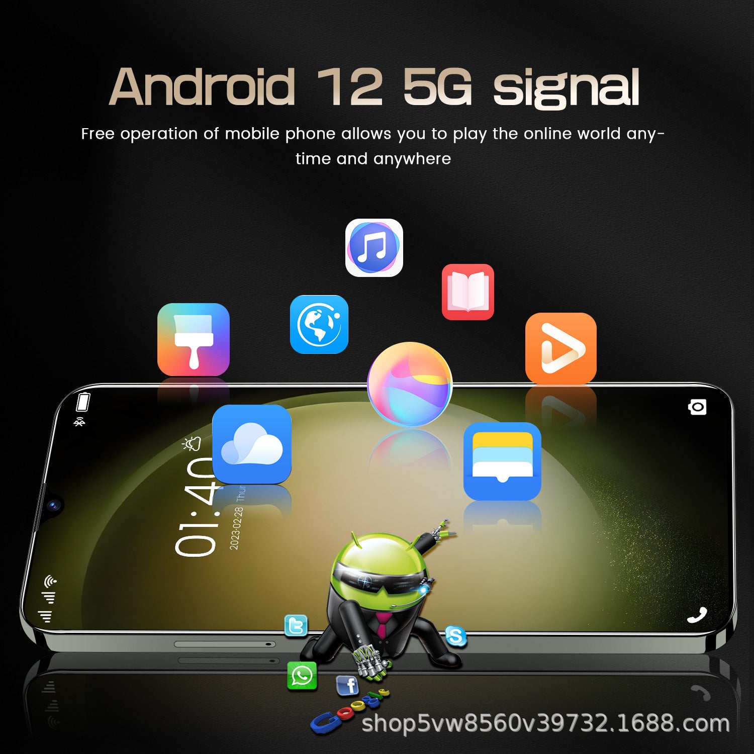 2025New Product S23Ultra+Hot-Selling Mobile Phone4+64G In-stock inventory7.3High Definition Large Screen Wholesale
