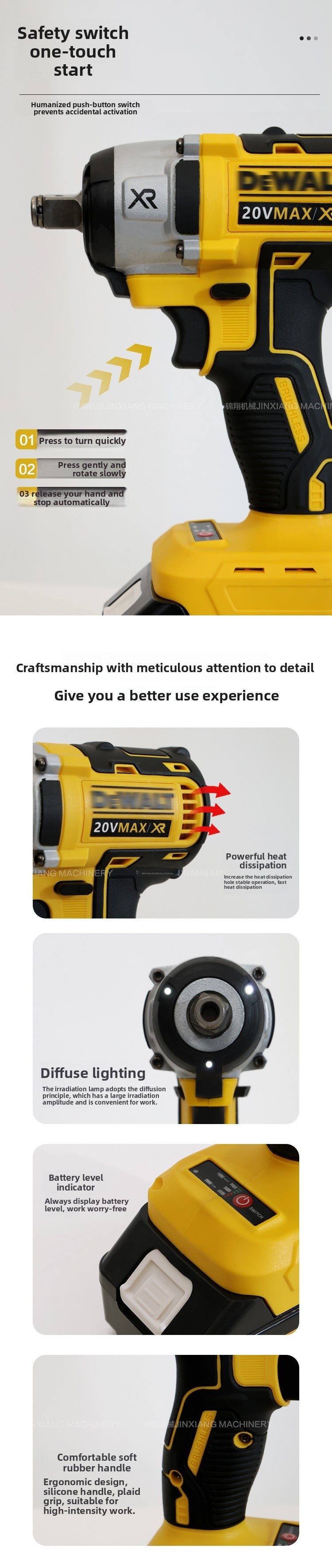 DW Makita Angle Grinder Wrench Two-Piece Set for Home Improvement and Auto Repair Multi-Scenario Large Volume High Price