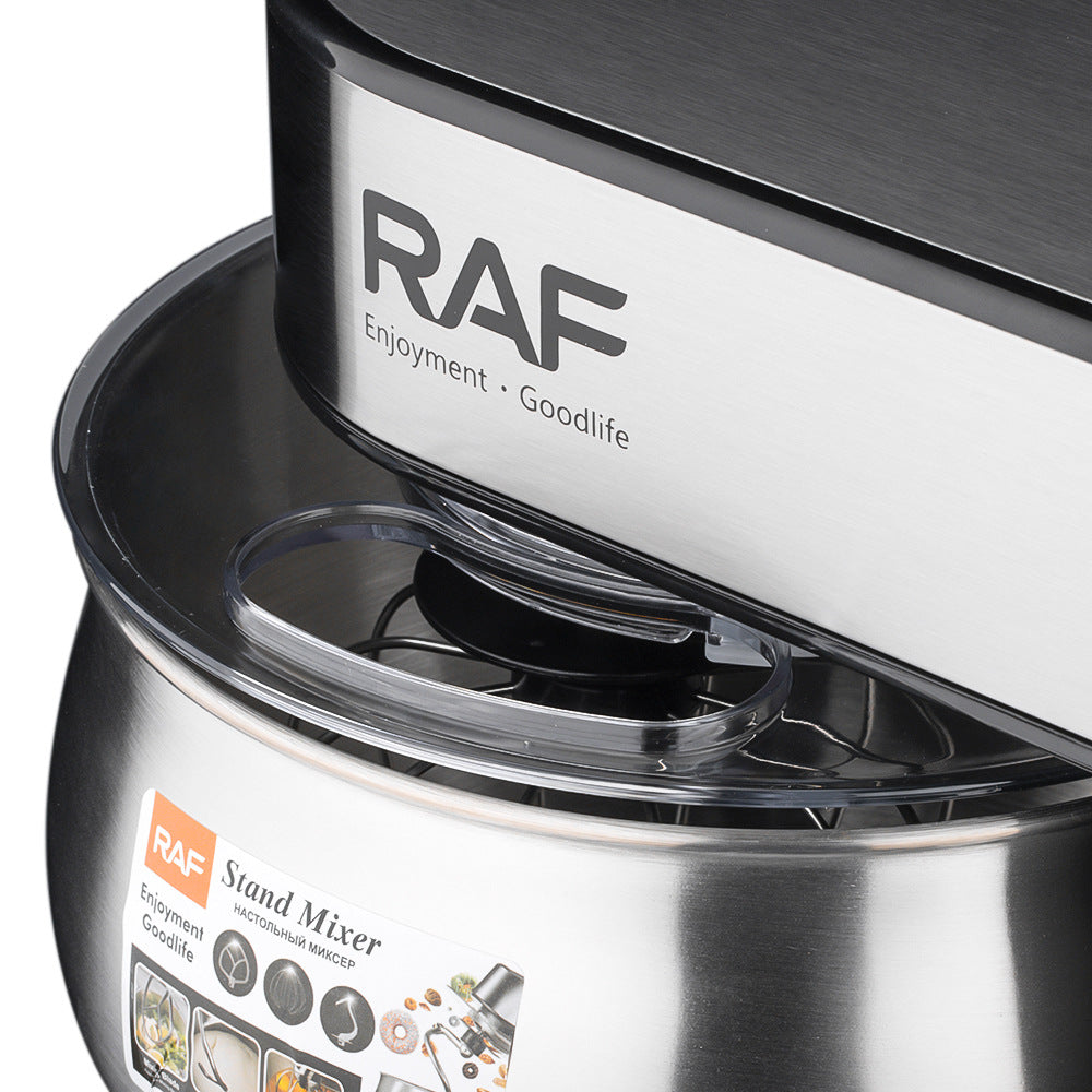 RAF European Standard Kitchen Machine6.8L Automatic Household Small Multi-Functional Dough Mixer for Beating Egg Liquid and Kneading Dough