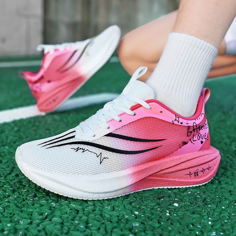 Autumn Winter New Style Feidian Carbon Plate Cushioning Rebound Sports Shoes Casual Fashion Men's Shoes Couple Breathable Comfortable Running Shoes