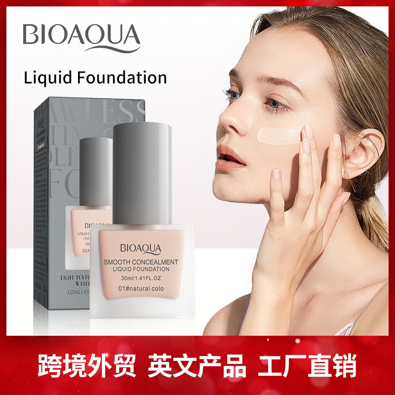 Makeup BIOAOUA Concealer Foundation Liquid Contour Lightweight Breathable Non-Cakey Cross-Border Wholesale