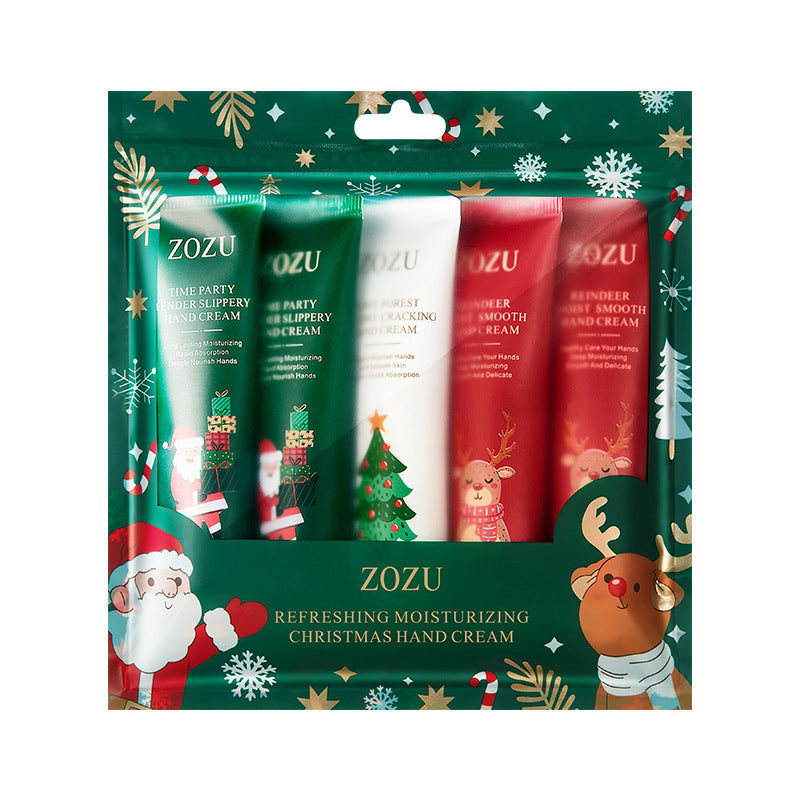 Full English Christmas Hand Cream Set ZOZU Refreshing Moisturizing Hand Cream Gift for  Wholesale