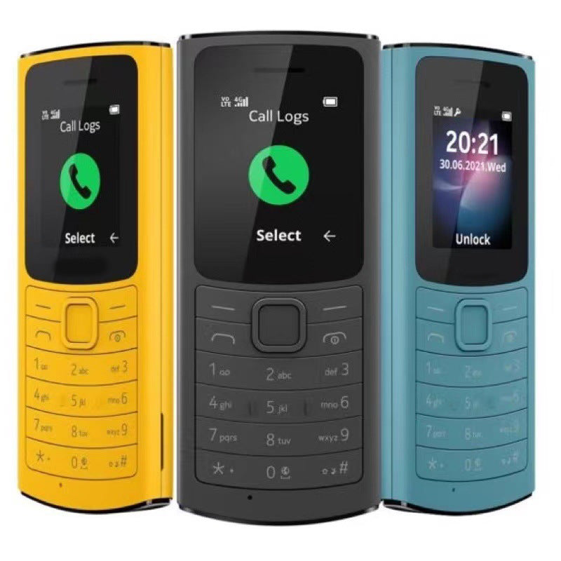 Mobile Phone 110 2021 Non-Intelligent2G Dual SIM Phone Wholesale of Straight Button Elderly Phones
