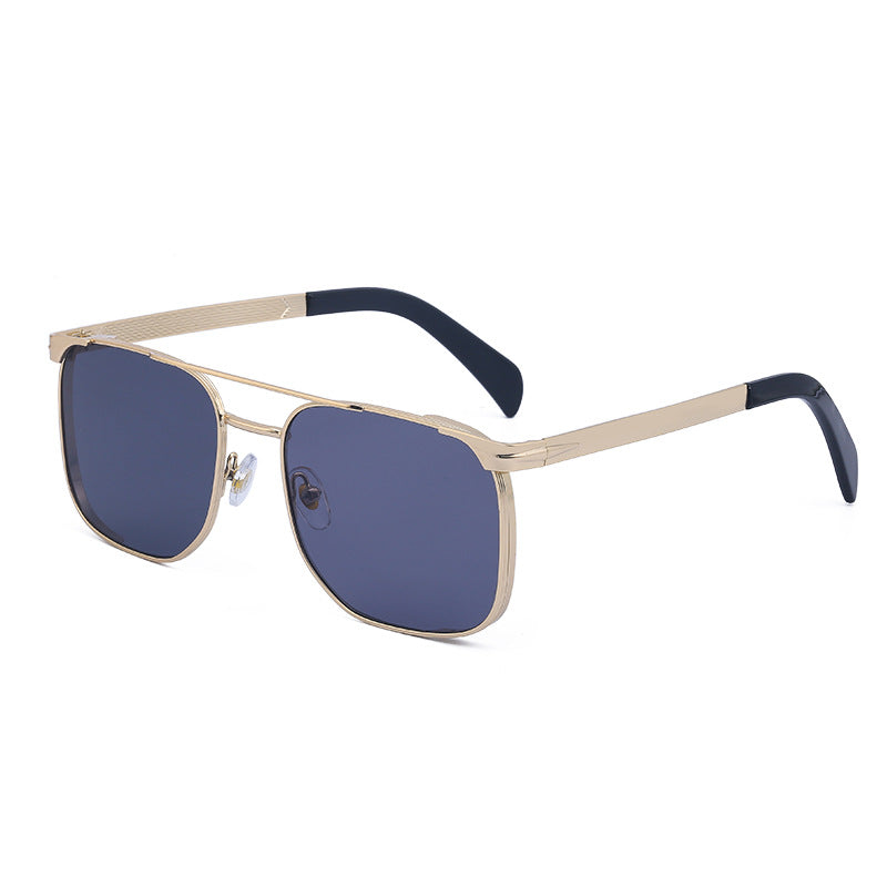 Men's Sunglasses Driving Fashion Internet Celebrity David Same Style Square Frame Sunglasses Men's Trendy Outdoor Hiking Glasses shades