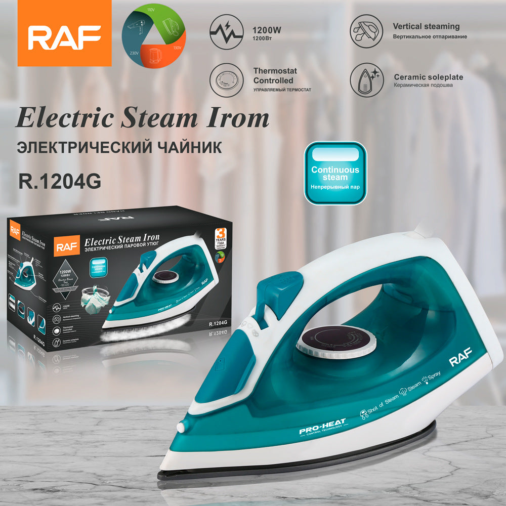 RAF European standard household steam iron portable garment steamer Three-speed temperature-adjustable pressure-type high-power electric iron