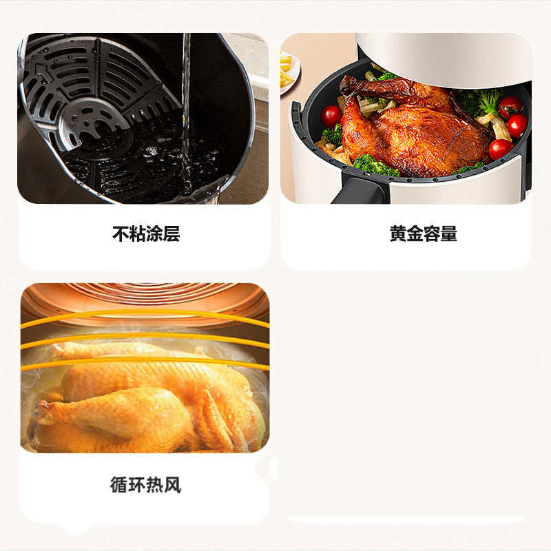 MGM New Air Fryer6L Large Capacity Non-Stick Pan Multi-Functional All-in-One Machine for Home Use, In Stock, Available for Wholesale