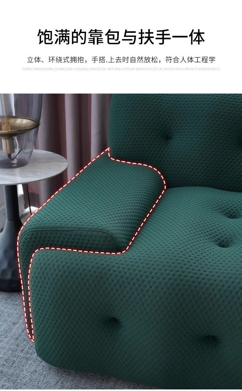 Rochburg Fabric Sofa Compression sofa Modern Living Room Small Apartment Export Direct Compression Sofa Shipping and tax not included