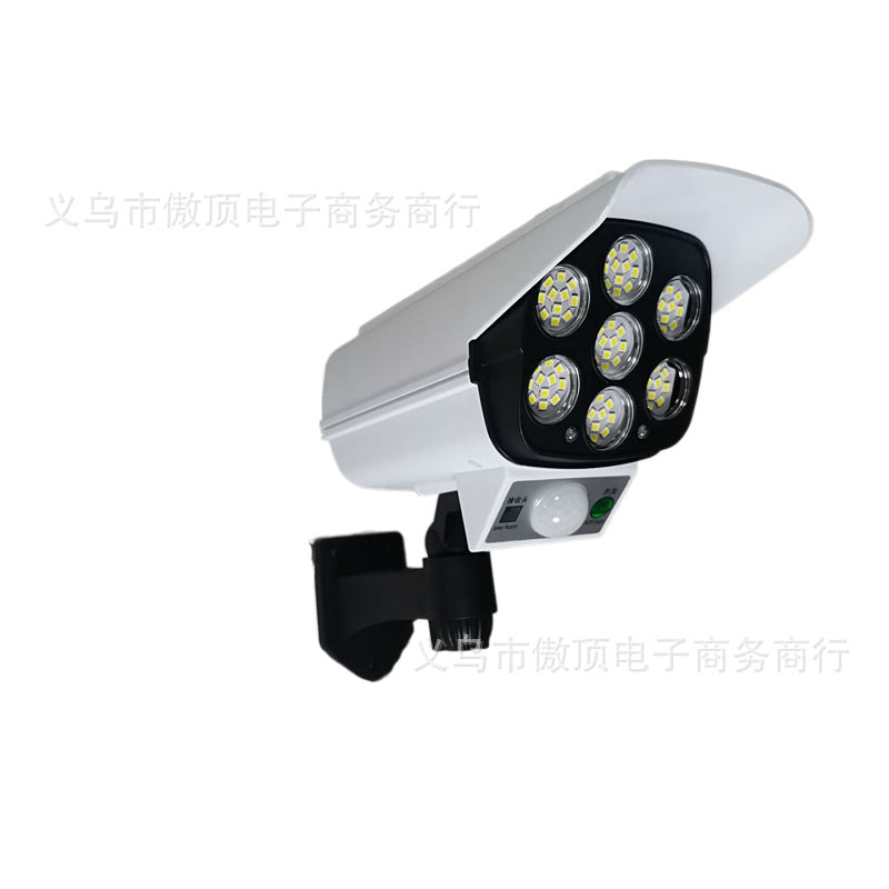 Specialized Ultra-Bright Solar-Powered Human Body Sensor Dummy Surveillance Camera Faux Camera Garden Light Emergency Light Wall Light Street Light