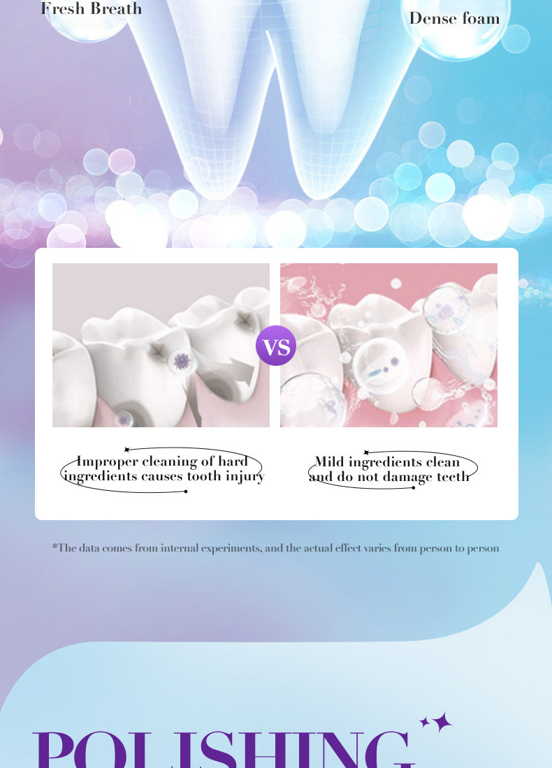 Full English V34Toothpowder50g SADOER Whitening Deep Cleaning Whitening Teeth Cleaning Powder  Foreign Trade Wholesale