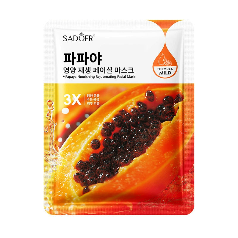 Full English Fruit Moisturizing Hydrating Face Mask SADOER Moisturizing, rejuvenating, and brightening face mask  wholesale l